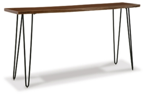 Ashley Wilinruck Brown Black Counter Height Dining Table