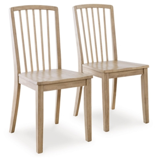 Ashley Gleanville Light Brown Dining Chair (Set of 2)