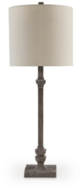 Ashley Oralieville Distressed Gray Accent Lamp