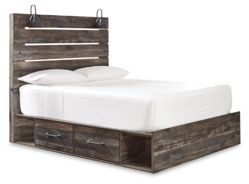 Ashley Drystan Multi Queen Panel Bed with 2 Storage Drawers