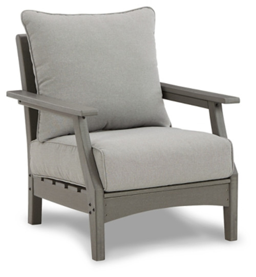 Ashley Visola Gray Lounge Chair with Cushion (Set of 2)