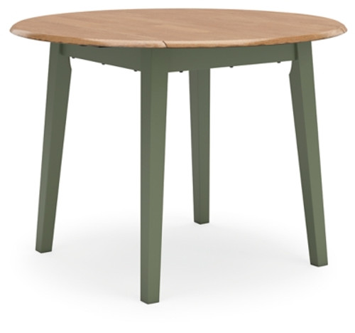 Ashley Gesthaven Natural Green Dining Drop Leaf Table