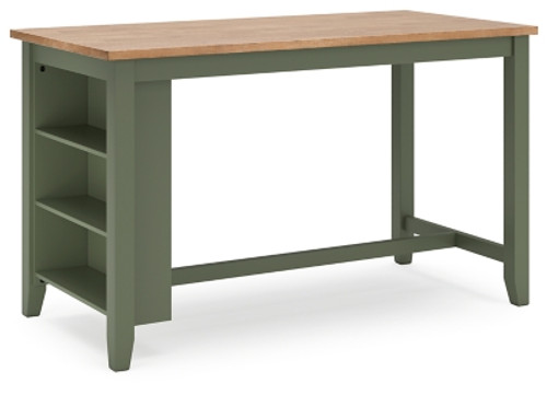 Ashley Gesthaven Natural Green Counter Height Dining Table