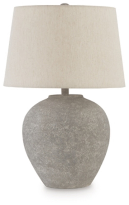 Ashley Dreward Distressed Gray Table Lamp