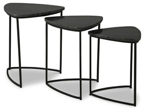 Ashley Olinmere Black Accent Table (Set of 3)