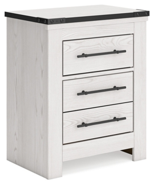 Ashley Schoenberg White Nightstand