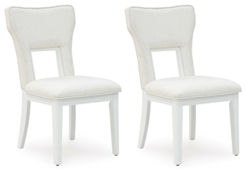 Ashley Chalanna White Dining Chair (Set of 2)