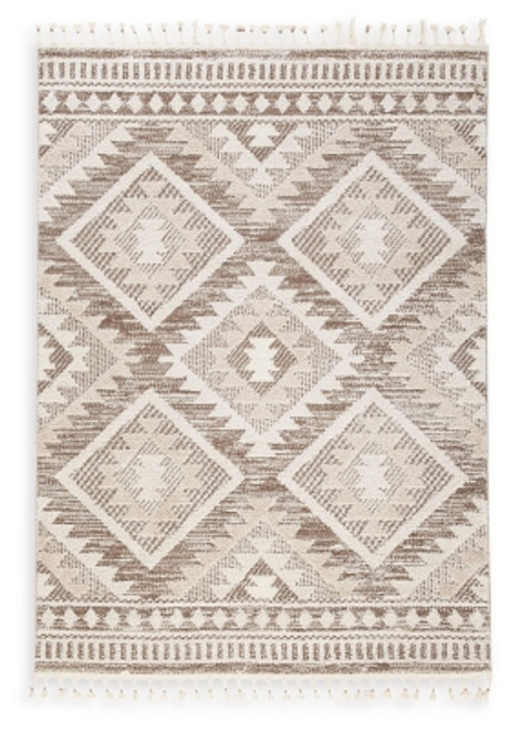 Ashley Odedale Tan Cream 8' x 10' Rug