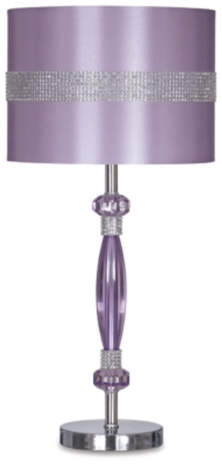 Ashley Nyssa Purple Table Lamp