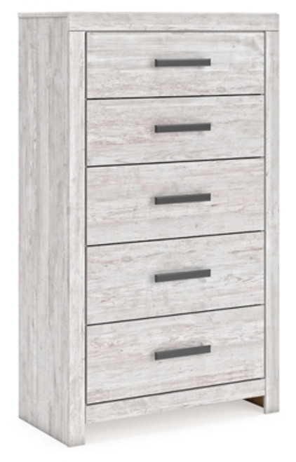 Ashley Cayboni Whitewash Chest of Drawers