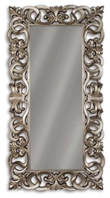 Ashley Lucia Antique Silver Finish Floor Mirror