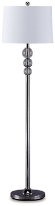 Ashley Joaquin Clear Chrome Finish Floor Lamp