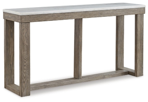 Ashley Loyaska Brown Ivory Sofa Table