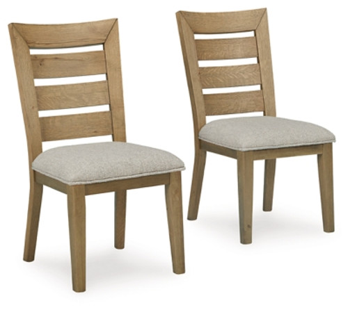 Ashley Galliden Light Brown Dining Chair (Set of 2)