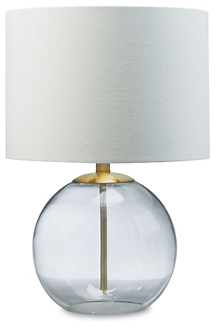 Ashley Samder Clear Brass Finish Table Lamp