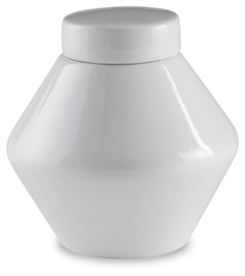 Ashley Domina White Jar (Set of 2)