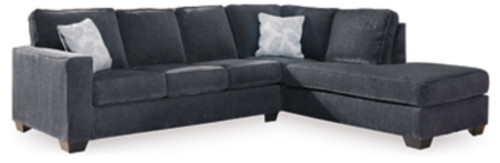 Ashley Altari Slate 2-Piece Sleeper Sectional with LAF Chaise