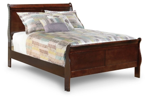 Ashley Alisdair Reddish Brown Full Sleigh Bed