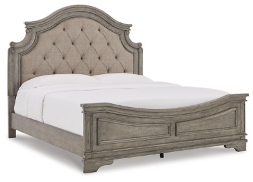 Ashley Lodenbay Antique Gray King Panel Bed