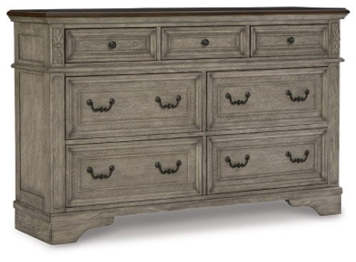 Ashley Lodenbay Antique Gray Brown Dresser