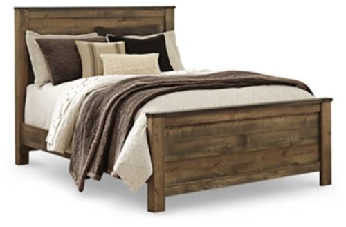 Ashley Trinell Brown Queen Panel Bed
