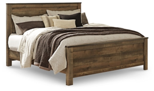 Ashley Trinell Brown King Panel Bed