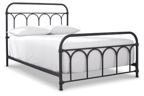 Ashley Nashburg Black Full Metal Bed