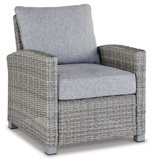 Ashley Naples Beach Light Gray Lounge Chair with Cushion