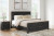 Ashley Nanforth Two-tone King Panel Bed