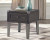 Ashley Todoe Dark Gray End Table with USB Ports & Outlets
