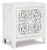 Ashley Fossil Ridge White Accent Cabinet