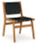 Ashley Fortmaine Brown Black Dining Chair (Set of 2)