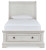 Ashley Robbinsdale Antique White Twin Sleigh Storage Bed