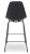 Ashley Forestead Black Counter Height Bar Stool (Set of 2)