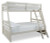 Ashley Robbinsdale Antique White Twin over Full Bunk Bed