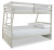 Ashley Robbinsdale Antique White Twin over Full Bunk Bed