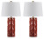 Ashley Jacemour Burnt Umber Table Lamp (Set of 2)