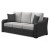 Ashley Beachcroft Black Light Gray Outdoor Sofa with Cushion