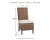 Ashley Beachcroft Black Light Gray Outdoor Side Chair with Cushion (Set of 2)
