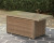 Ashley Beachcroft Beige Outdoor Fire Pit Table
