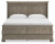 Ashley Lexorne Gray King Sleigh Bed
