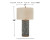 Ashley Dayo Gray Gold Finish Table Lamp