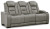 Ashley The Man-Den Mahogany Power Reclining Sofa