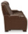 Ashley The Man-Den Mahogany Power Reclining Sofa