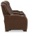 Ashley The Man-Den Gray Power Reclining Loveseat with Console