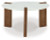 Ashley Isanti White Brown Coffee Table