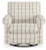 Benchcraft Davinca Charcoal Swivel Glider Accent Chair