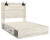 Ashley Cambeck Whitewash Queen Panel Bed with 2 Storage Drawers