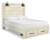 Ashley Cambeck Whitewash Queen Panel Bed with 2 Storage Drawers