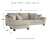 Benchcraft Abney Driftwood Sofa Chaise